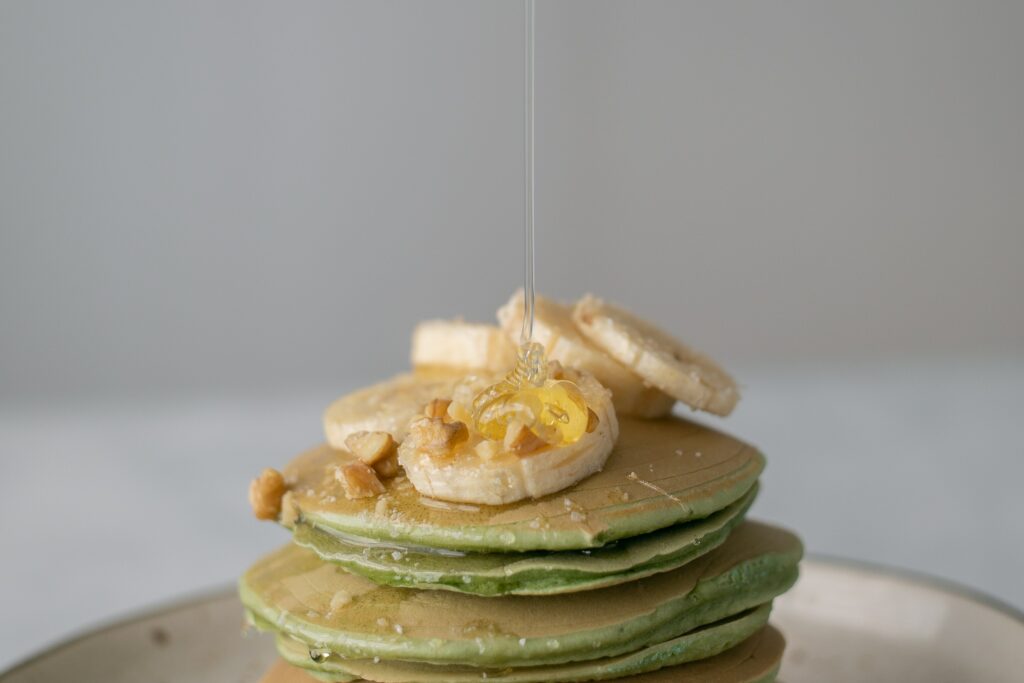 Banana pancakes for healthy and easy breakfast